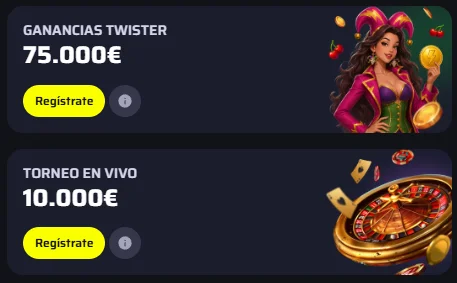 Torneos, misiones y recompensas de BDM Bet Casino